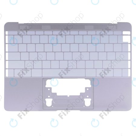 Apple MacBook 12" A1534 (Early 2015) - Horní Rám Klávesnice US (Silver)