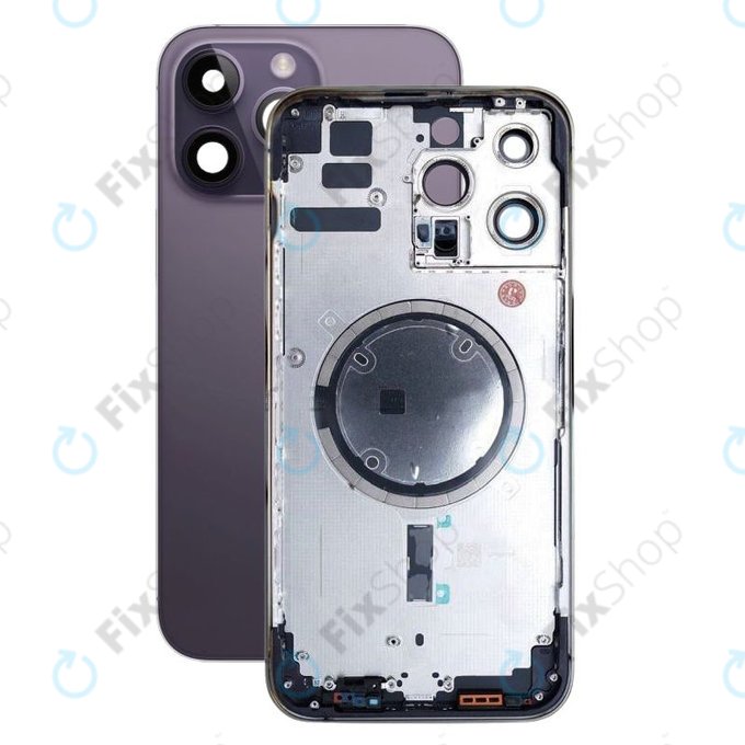 Apple iPhone 14 Pro Max - Zadní Housing (Deep Purple)