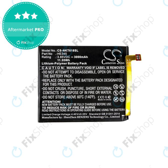 Nokia 6.1 - Baterie HE345 3000mAh HQ
