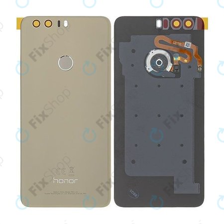 Huawei Honor 8 - Bateriový Kryt + Senzor Otisku (Gold) - 02350YMX Genuine Service Pack