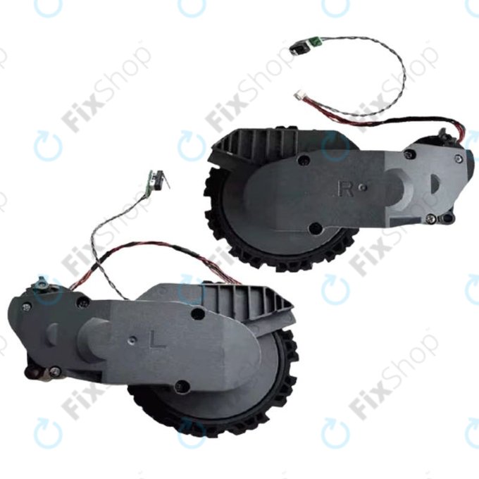 Xiaomi Roborock S8-series, Q5-series, Q8-series - Levé a Pravé Kolečko s Motorem (Šedé)