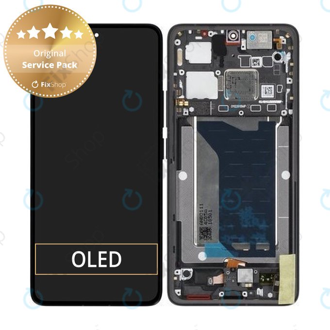 Xiaomi Poco F7 Ultra 5G - LCD Displej + Dotykové Sklo + Rám (Black) - 5600150O11U00 Genuine Service Pack