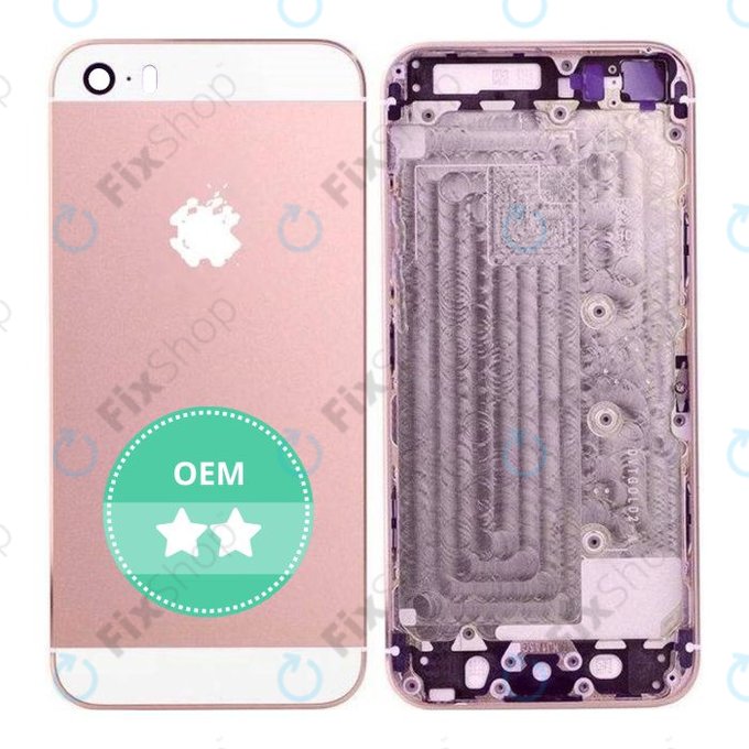 Apple iPhone 5S - Zadní Housing (Rose Gold)