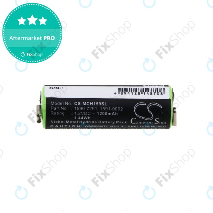 Baterie pro Moser Chromini 1591, Ermila Bella 1590, 1200mAh, Ni-MH, 1.2V, 1590-7291, HQ