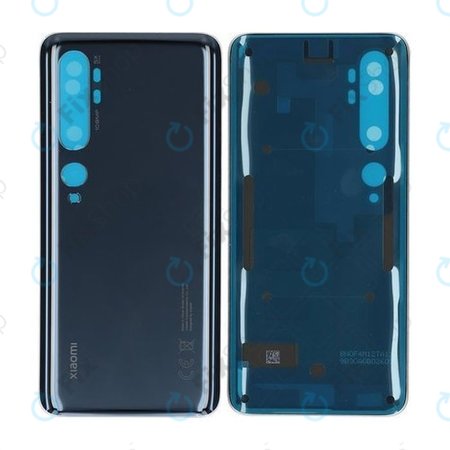 Xiaomi Mi Note 10, Mi Note 10 Pro - Bateriový Kryt (Midnight Black) - 55050000391L Genuine Service Pack