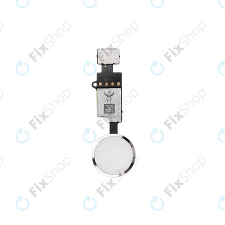 Apple iPhone 8 Plus - Tlačítko Domů + Flex Cable (Silver)