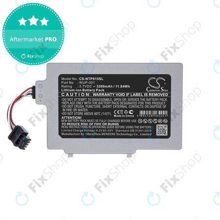 Baterie pro Nintendo Wii U GamePad, 3200mAh, Li-Ion, 3.7V, WUP-001, HQ