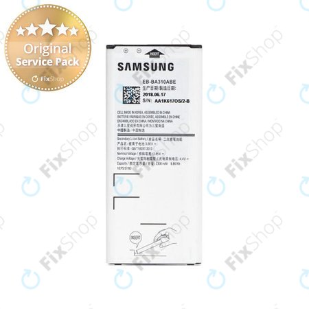 Samsung Galaxy A3 A310F (2016) - Baterie EB-BA310ABE 2300mAh - GH43-04562A, GH43-04562B Genuine Service Pack