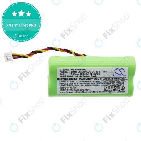 Baterie pro Symbol DS6878, LS4278, 700mAh, Ni-MH, 3.6V, BTRY-LS42RAAOE-01, HQ