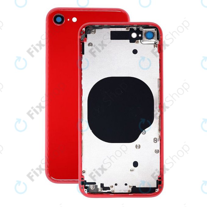 Apple iPhone SE (2nd Gen 2020) - Zadní Housing (Red)