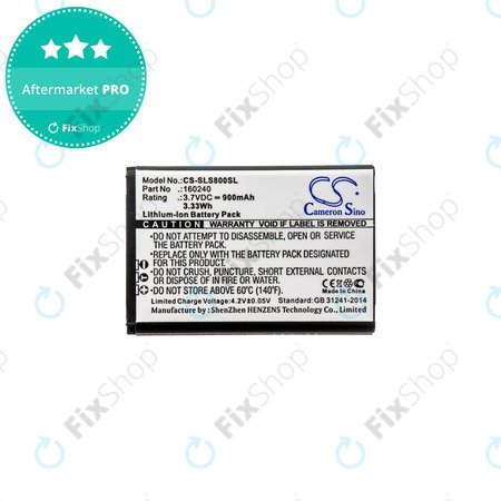 Baterie pro Steelseries 61298rx, Siberia 840, 900mAh, Li-Ion, 3.7V, 160240, HQ