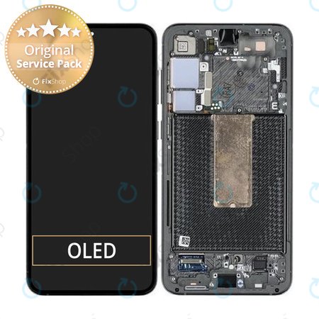 Samsung Galaxy S23 Plus S916B - LCD Displej + Dotykové Sklo + Rám (Green) - GH82-30478C, GH82-30476C, GH82-30477C Genuine Service Pack