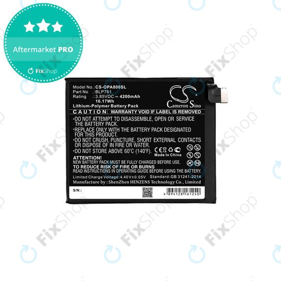 OnePlus 8 - Baterie BLP761 4200mAh HQ