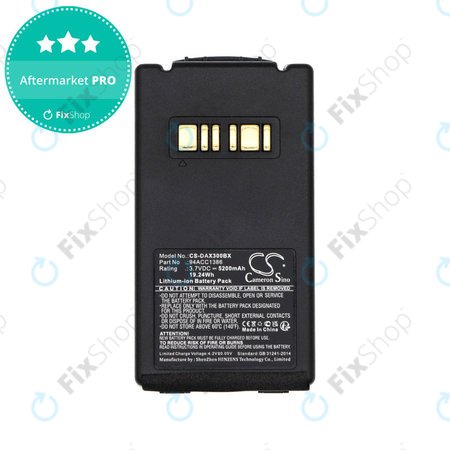 Baterie pro Datalogic Falcon X3, Falcon X3+, Falcon X4, 5200mAh, Li-Ion, 3.7V, 94ACC1386, HQ