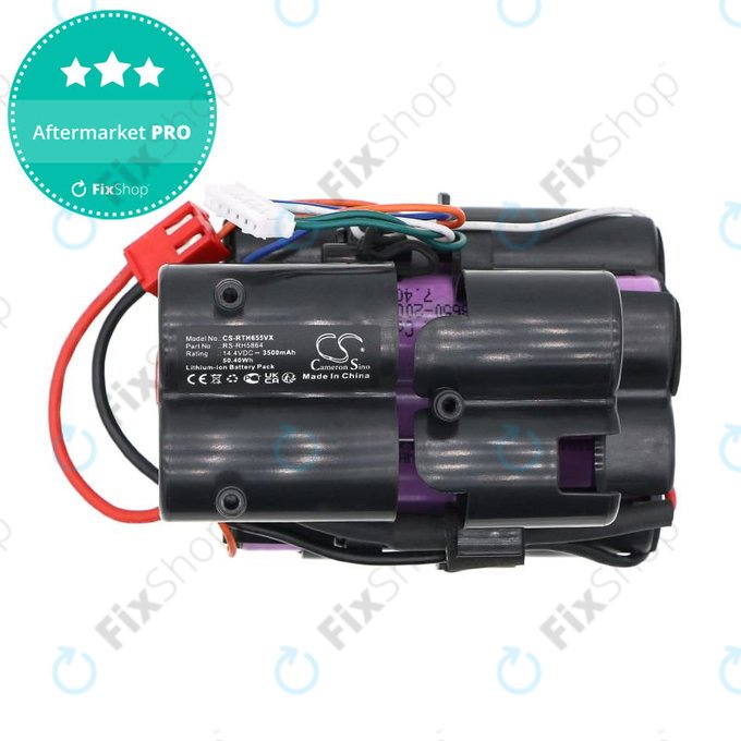 Baterie pro Rowenta Moulinex MS654WI/BA0, RH6547, RH6545, 3500mAh, Li-Ion, 14.4V, RS-RH5864, HQ