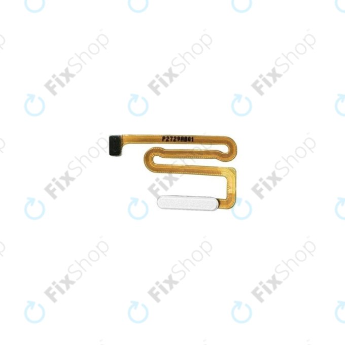 Samsung Galaxy A04S A047F - Senzor Otisku Prstu + Flex Kabel (White) - GH96-15278B Genuine Service Pack