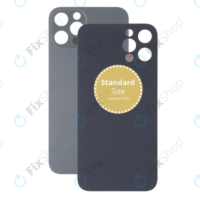Apple iPhone 13 Pro Max - Sklo Zadního Housingu (Graphite)
