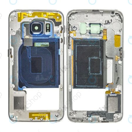 Samsung Galaxy S6 Edge G925F - Střední Rám (Black Sapphire) - GH96-08376A Genuine Service Pack