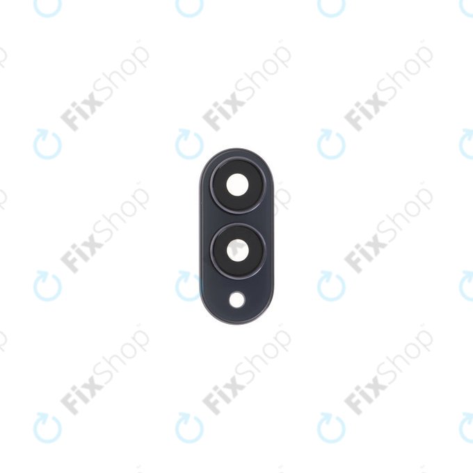 Samsung Galaxy S25 Edge - Sklíčko Zadní Kamery + Rám (Titanium Jetblack)