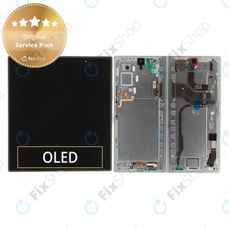 Samsung Galaxy Z Fold 7 F966B - LCD Displej + Dotykové Sklo + Rám (Mint) - GH82-37548D Genuine Service Pack