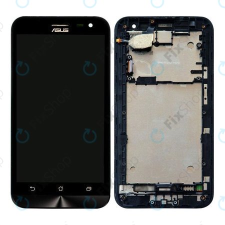 Asus Zenfone 2 Laser ZE500KL - LCD Displej + Dotykové Sklo + Rám (Black/Ceramic) - 90AZ00E0-R20010 Genuine Service Pack