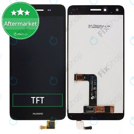 Huawei Y5 II 4G - LCD Displej + Dotykové Sklo (Black) TFT