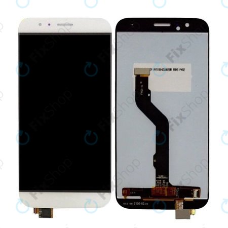 Huawei G8 - LCD Displej + Dotykové Sklo (White) OEM