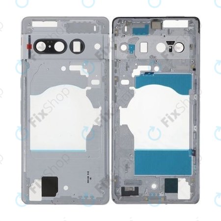 Google Pixel 7 Pro GP4BC GE2AE - Střední Rám (Snow)