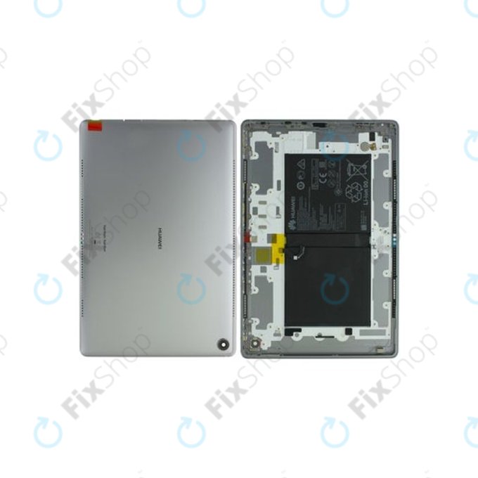 Huawei MediaPad M5 10.8 Wifi - Bateriový Kryt + Baterie (Space Grey) - 02351VTS