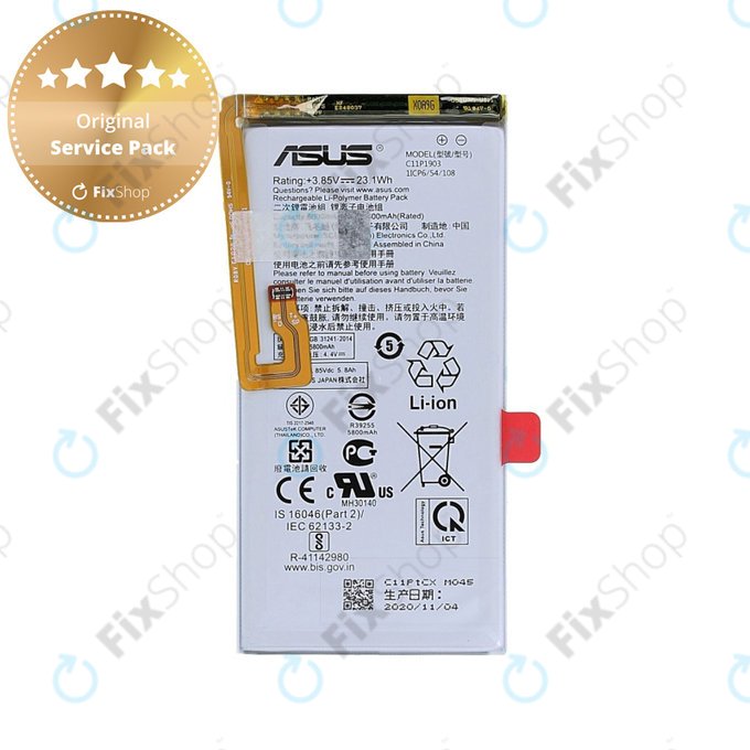 Asus ROG Phone 3 ZS661KS - Baterie C11P1903 5800mAh - 0B200-03720100 Genuine Service Pack