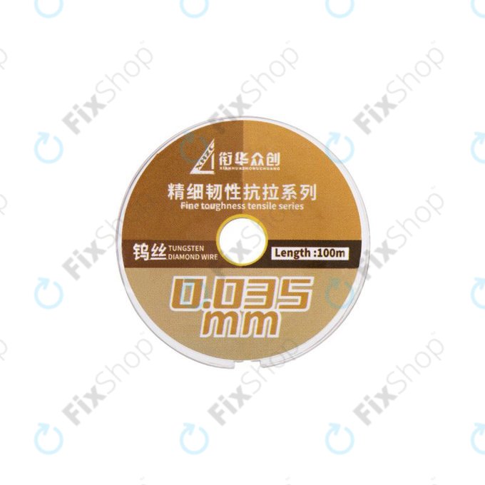 XHZC - Drát pro oddělování LCD displejů (0.035mm x 100m)