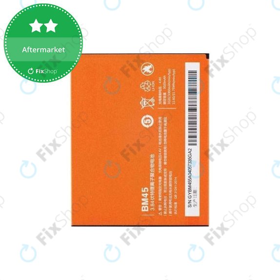Xiaomi Redmi Note 2 - Baterie BM45 3060mAh
