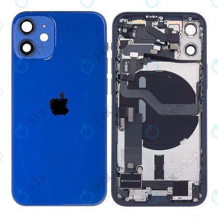 Apple iPhone 12 Mini - Zadní Housing s Malými Díly (Blue)