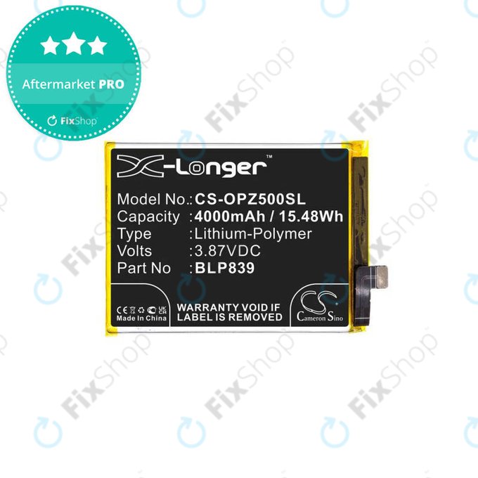 Oppo Reno 5 Z 5G CPH2211 - Baterie BLP839 4000mAh HQ