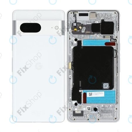 Google Pixel 7 GVU6C GQML3 - Zadní Housing (Snow) - G949-00330-01 Genuine Service Pack