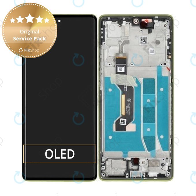 Motorola Moto G85 5G - LCD Displej + Dotykové Sklo + Rám (Olive Green) - 5D68C24855 Genuine Service Pack