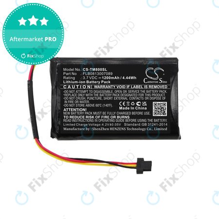 Baterie pro TomTom One XL Traffic, XL 30 Europe 31, 1200mAh, Li-ion, 3.7V, FLB0813007089, HQ