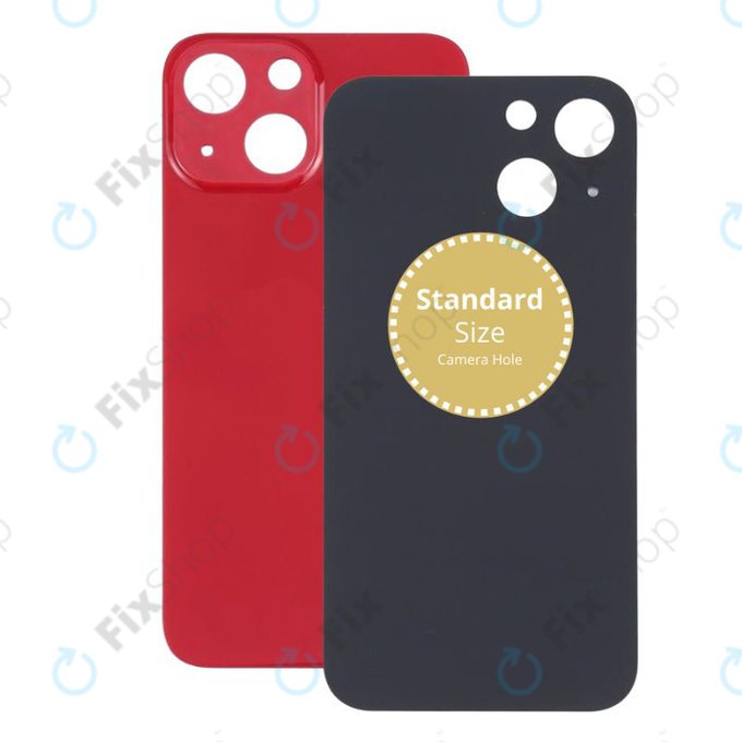 Apple iPhone 13 Mini - Sklo Zadního Housingu (Red)