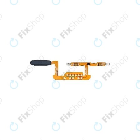 Samsung Galaxy Tab S7 T870, T875, T876B - Senzor Otisku Prstu + Flex Kabel (Mystic Black) - GH96-13643A Genuine Service Pack