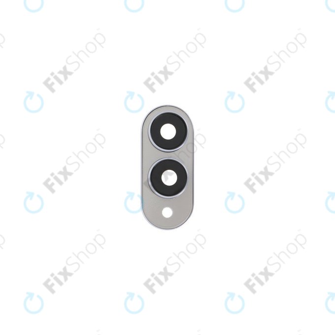 Samsung Galaxy S25 Edge - Sklíčko Zadní Kamery + Rám (Titanium Silver)