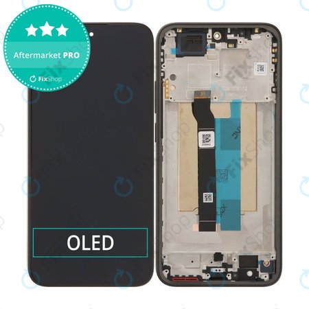 Displej OLED pro Xiaomi Redmi Note 15 Pro 5G, Dotykové sklo s rámem