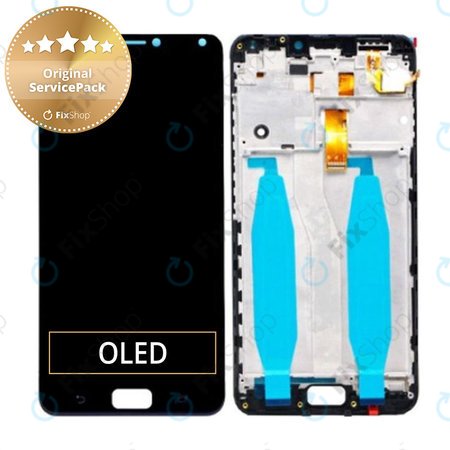 Asus Zenfone 4 Max ZC554KL (X00ID) - LCD Displej + Dotykové Sklo + Rám (Deepsea Black) Genuine Service Pack