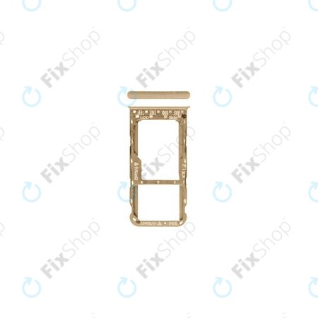 Huawei P Smart FIG-L31 - SIM / SD Slot (Gold) - 51661HCU Genuine Service Pack