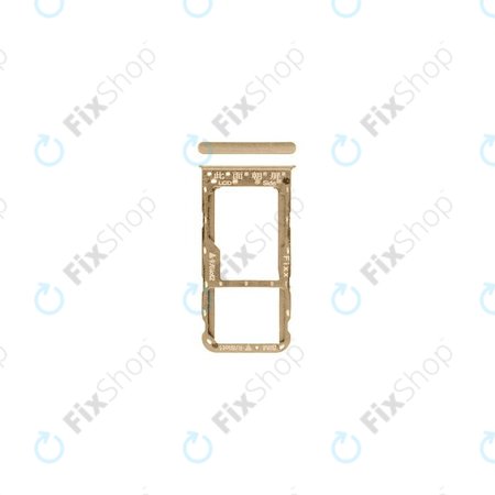 Huawei P Smart FIG-L31 - SIM / SD Slot (Gold) - 51661HCU Genuine Service Pack