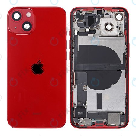 Apple iPhone 13 - Zadní Housing s Malými Díly (Red)