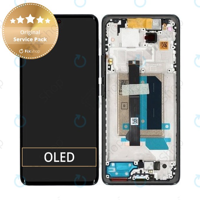 Xiaomi Redmi Note 14 Pro+ 5G 24094RAD4G - LCD Displej + Dotykové Sklo + Rám (Midnight Black) - 5600190O16U00 Genuine Service Pack