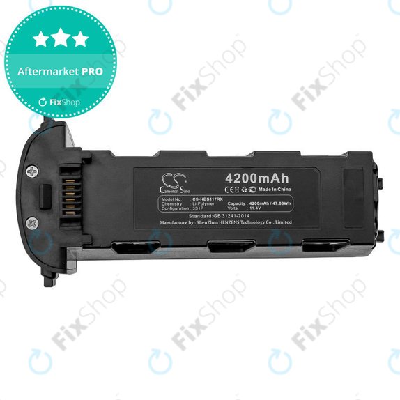 Baterie pro Hubsan Zino H117s, Zino Pro, 4200mAh, Li-Pol, 11.4V, HQ