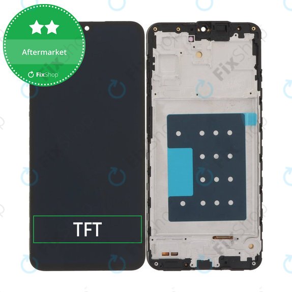 Samsung Galaxy A17 A176B - LCD Displej + Dotykové Sklo + Rám (Black) TFT