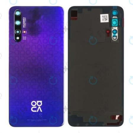 Huawei Nova 5T Yale-L61A - Bateriový Kryt (Midsummer Purple) - 02353EBK Genuine Service Pack