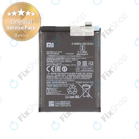 Xiaomi Redmi Note 10, Note 10S M2101K7BG M2101K7BI - Baterie BN59 5000mAh - 46020000645Z Genuine Service Pack
